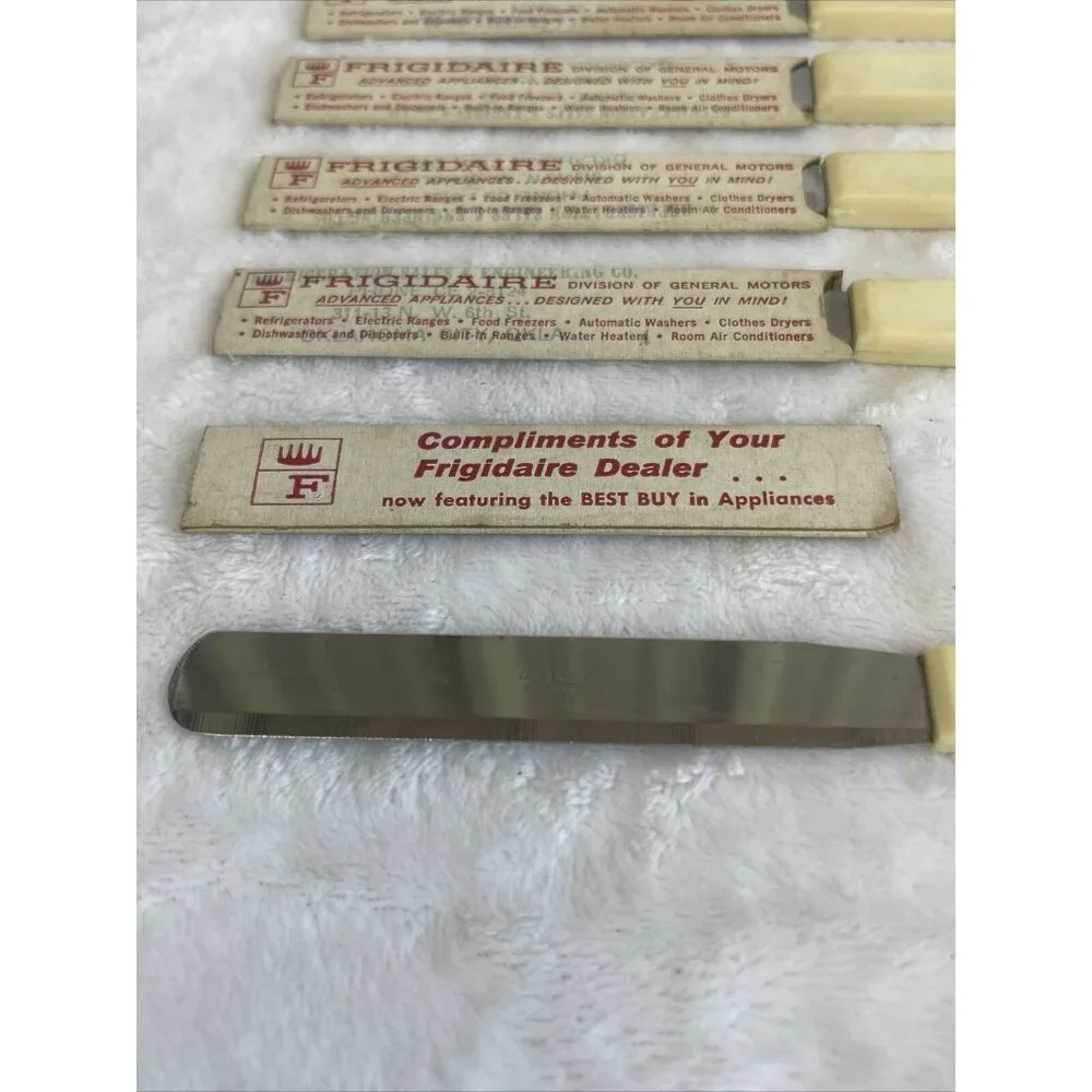 Quikut Spatula Paring Knife Stainless Steel MADE IN USA Dishwasher Safe Set Of 5
